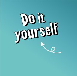 Das Bild zeigt den Schriftzug "Do it youself".