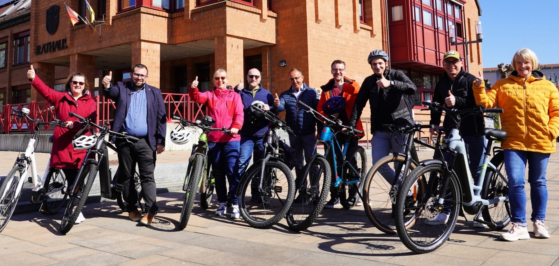 Das Stadtradel-Team der Gemeinde.