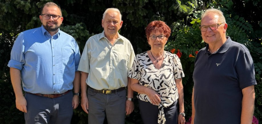 Gratulation zur Diamantenen Hochzeit im Hause Trageser.