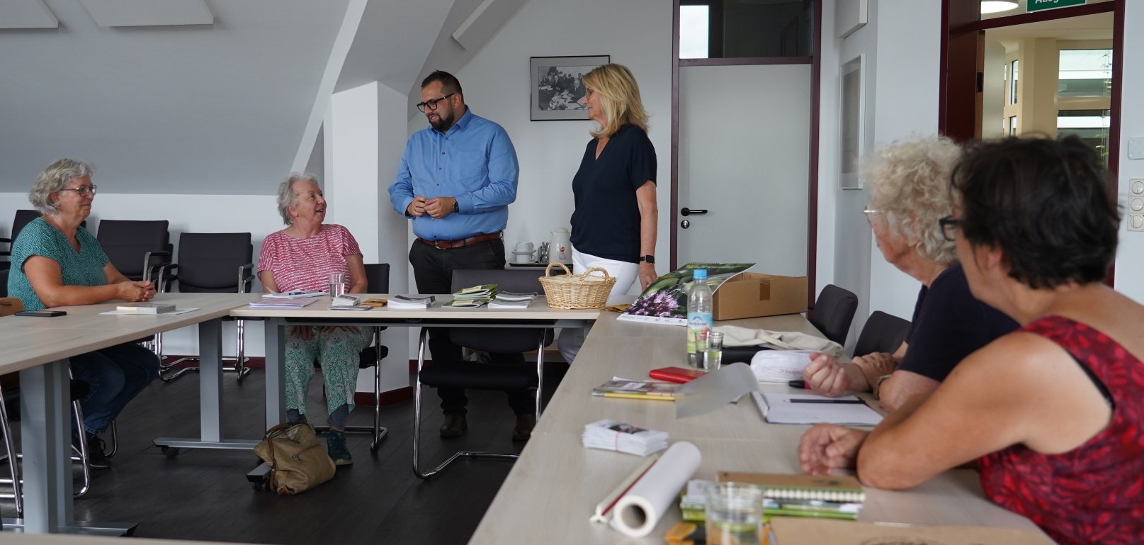 Beratungstag der Freigerichter Blühbotschafter im Rathaus.